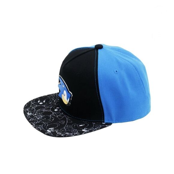 Sonic the Hedgehog Baseball Cap Adjustable Snapback Flat Brim Hat - Picture 8 of 9